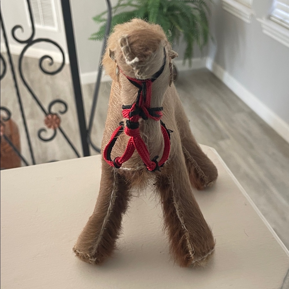 Charming Brown Vintage Camel Decor from Egypt - Picture 3 of 7